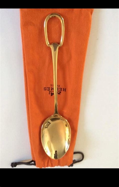 gold plated hermes spoons|hermes mugs online.